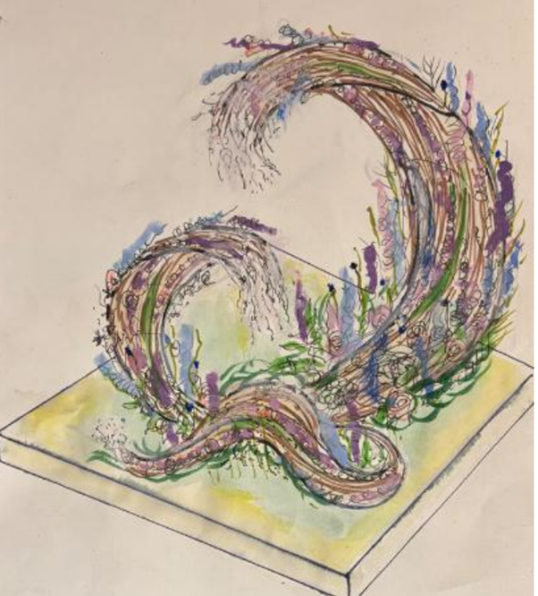 Denise Jones Floral Design Sketch