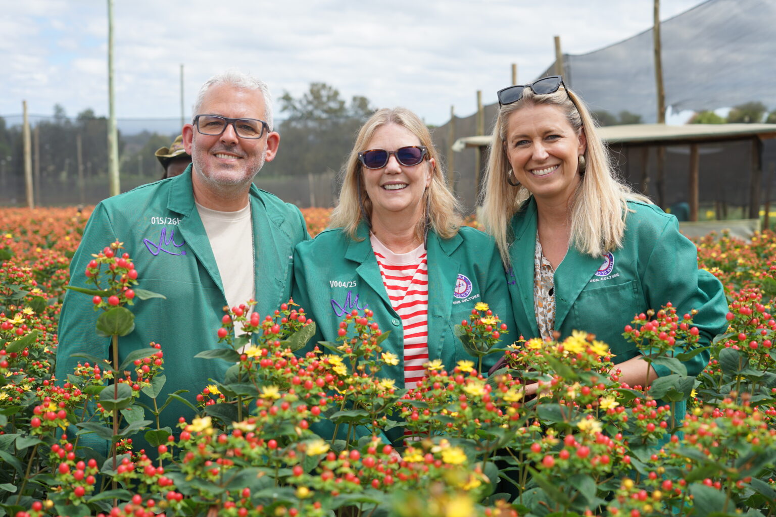 BFA directors visiting flower production in Kenya