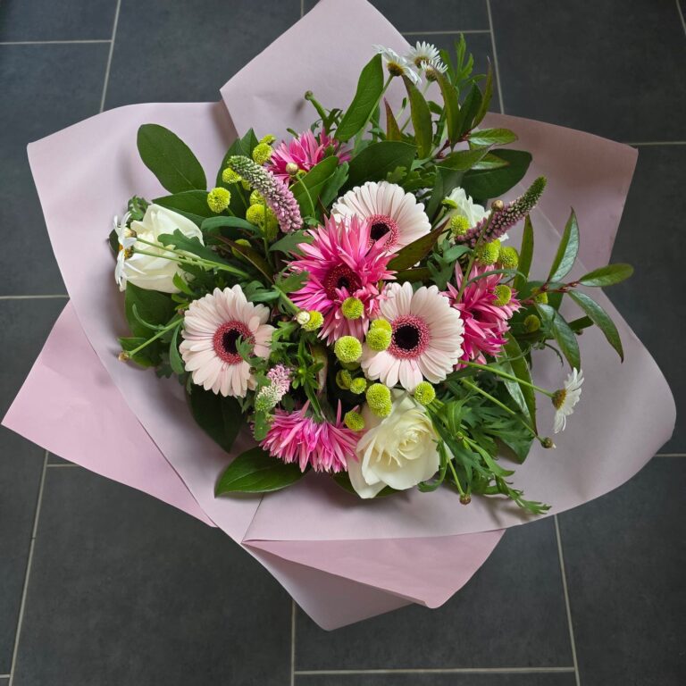 Hand-tied floral design from the British Academy of Floral Art